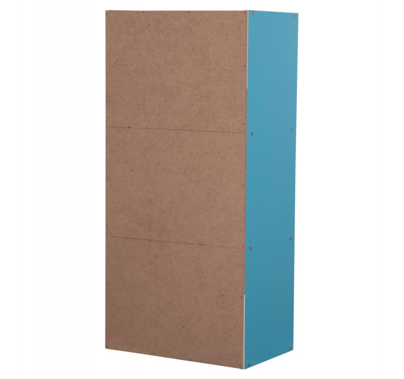 ΡΑΦΙΕΡΑ ΤΟΙΧΟΥ CUBICON HM9941.05 ΜΠΛΕ-ΛΕΥΚΗ ΜΕΛΑΜΙΝΗ 38,5x23,5x80Υεκ.