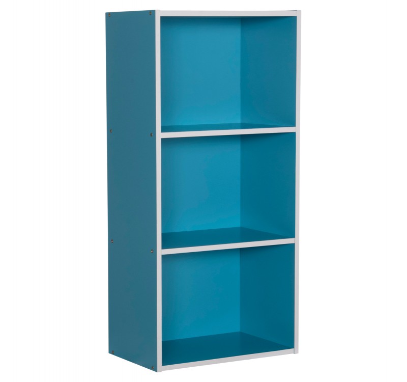 ΡΑΦΙΕΡΑ ΤΟΙΧΟΥ CUBICON HM9941.05 ΜΠΛΕ-ΛΕΥΚΗ ΜΕΛΑΜΙΝΗ 38,5x23,5x80Υεκ.