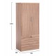 ΝΤΟΥΛΑΠΑ ΜΕ ΣΥΡΤΑΡΙΑ REINA HM2484.11 SONAMA OAK ΜΕΛΑΜΙΝΗ 80x48x183Υεκ.