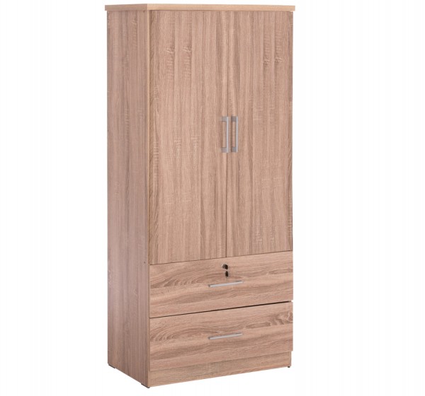 ΝΤΟΥΛΑΠΑ ΜΕ ΣΥΡΤΑΡΙΑ REINA HM2484.11 SONAMA OAK ΜΕΛΑΜΙΝΗ 80x48x183Υεκ.