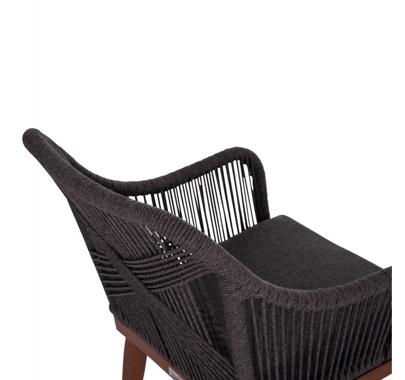 ΠΟΛΥΘΡΟΝΑ ΑΛΟΥΜΙΝΙΟΥ MYRTIA HM5549.11 ΜΕ ΣΧΟΙΝΙ ΓΚΡΙ ΚΑΙ ΚΑΡΥΔΙ ΠΟΔΙΑ 60x64x88Yεκ.