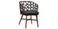 ΠΟΛΥΘΡΟΝΑ ΑΛΟΥΜΙΝΙΟΥ RICKO HM5782.11 ΚΑΦΕ ΣΚΕΛΕΤΟΣ-ΓΚΡΙ ΚΟΡΔΟΝΙ 58x59x78Υ εκ.