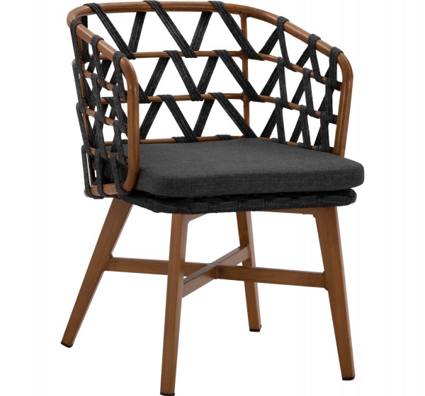 ΠΟΛΥΘΡΟΝΑ ΑΛΟΥΜΙΝΙΟΥ RICKO HM5782.11 ΚΑΦΕ ΣΚΕΛΕΤΟΣ-ΓΚΡΙ ΚΟΡΔΟΝΙ 58x59x78Υ εκ.