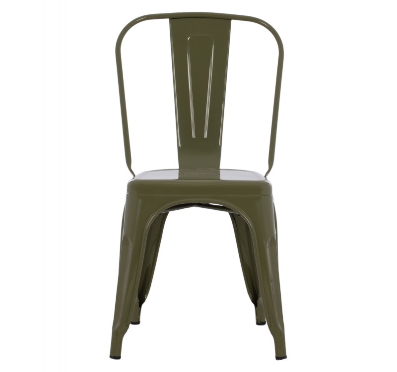 ΚΑΡΕΚΛΑ ΜΕΤΑΛΛΙΚΗ MELITA-PRO HM8641.43 ΣΕ DARK OLIVE GREEN 44x47x84.5Υεκ.