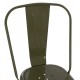 ΚΑΡΕΚΛΑ ΜΕΤΑΛΛΙΚΗ MELITA-PRO HM8641.43 ΣΕ DARK OLIVE GREEN 44x47x84.5Υεκ.