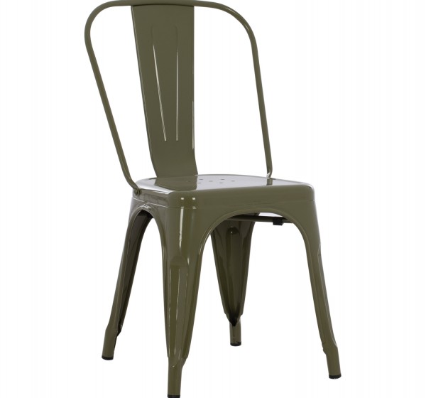 ΚΑΡΕΚΛΑ ΜΕΤΑΛΛΙΚΗ MELITA-PRO HM8641.43 ΣΕ DARK OLIVE GREEN 44x47x84.5Υεκ.