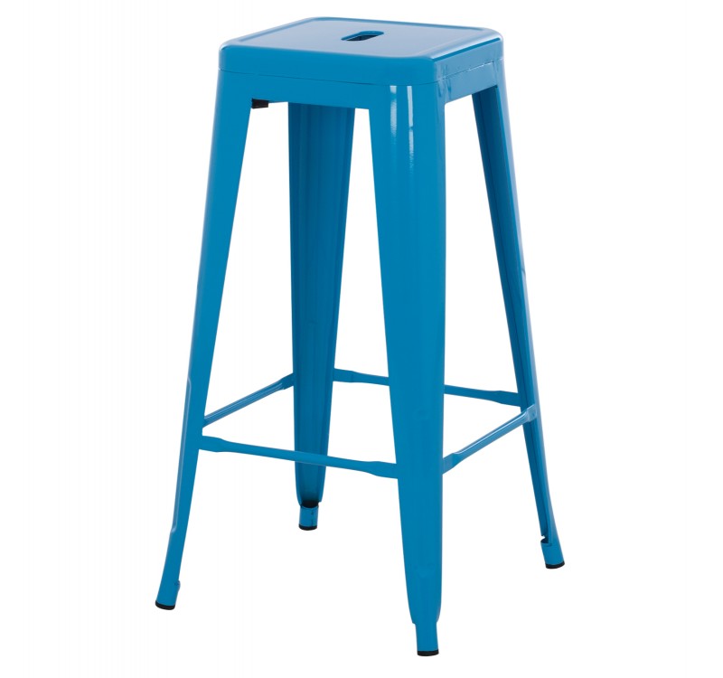 ΣΚΑΜΠΟ ΜΠΑΡ ΜΕΤΑΛΛΙΚΟ MELITA-PRO HM8642.48 ΣΕ ΜΠΛΕ 43x43x78Υεκ.