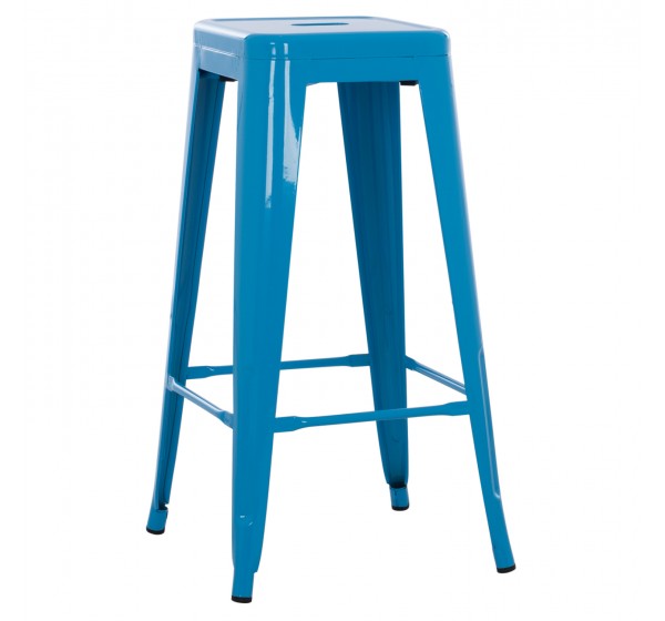 ΣΚΑΜΠΟ ΜΠΑΡ ΜΕΤΑΛΛΙΚΟ MELITA-PRO HM8642.48 ΣΕ ΜΠΛΕ 43x43x78Υεκ.