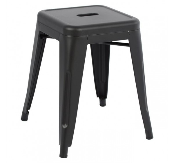 ΣΚΑΜΠΟ ΜΕΤΑΛΛΙΚΟ MELITA HM0096.42 ΣΕ ΜΑΥΡΟ ΜΑΤ ΧΡΩΜΑ 37x37x45Υεκ.