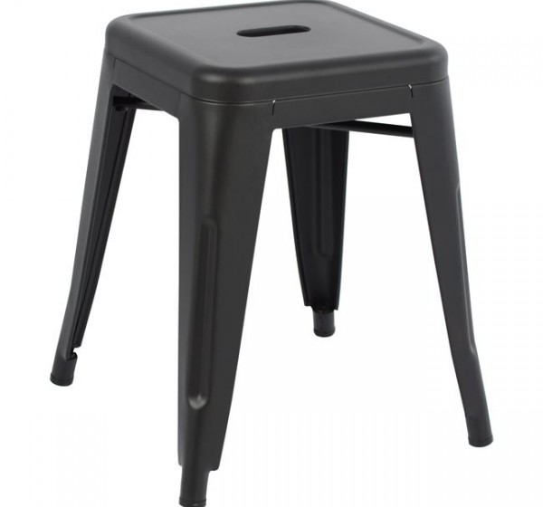 ΣΚΑΜΠΟ ΜΕΤΑΛΛΙΚΟ MELITA HM0096.42 ΣΕ ΜΑΥΡΟ ΜΑΤ ΧΡΩΜΑ 37x37x45Υεκ.