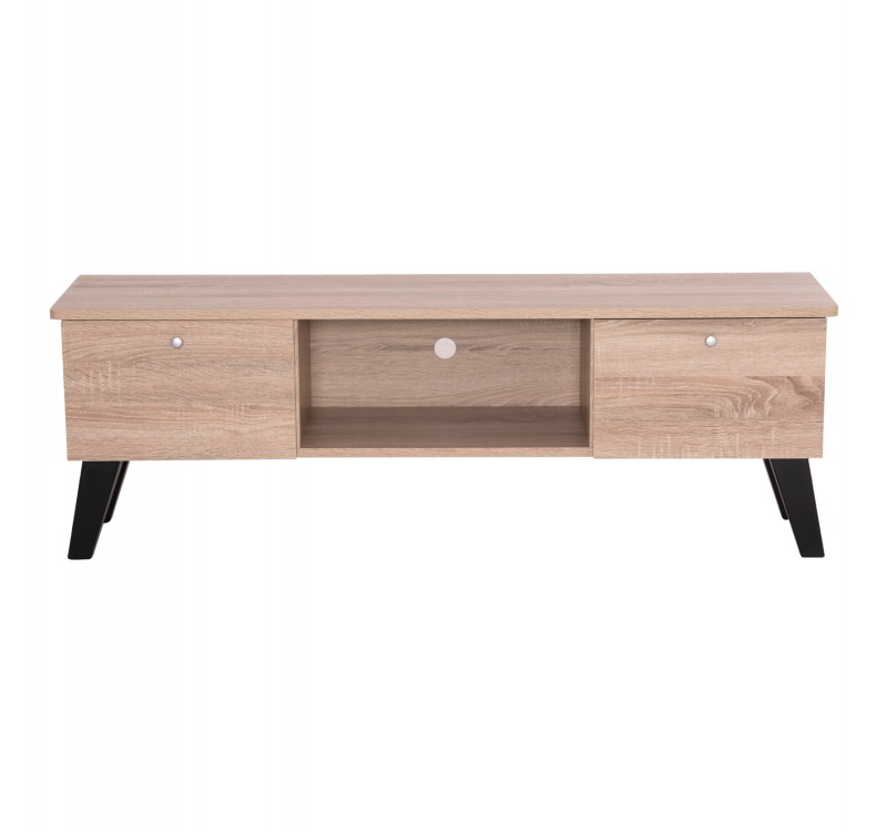 ΕΠΙΠΛΟ ΤΗΛΕΟΡΑΣΗΣ IREN HM2481.01 ΜΕΛΑΜΙΝΗ ΣΕ SONAMA OAK-ΜΑΥΡΟ 120x32,5-34x41Yεκ.