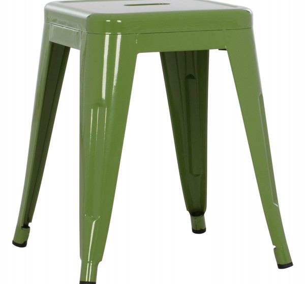 ΣΚΑΜΠΟ ΜΕΤΑΛΛΙΚΟ MELITA HM0096.53 ΣΕ LIGHT OLIVE GREEN ΧΡΩΜΑ 37x37x45Υεκ.