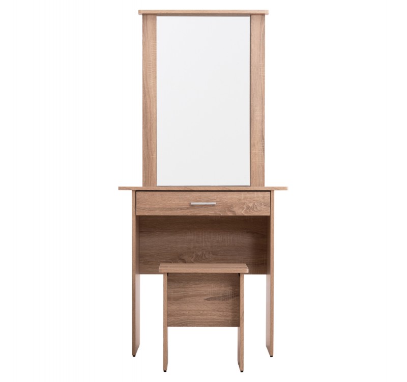 ΤΟΥΑΛΕΤΑ ΜΕ ΚΑΘΡΕΠΤΗ & ΣΚΑΜΠΟ CRYSTEL HM9938.11 ΜΕΛΑΜΙΝΗ SONAMA OAK 74x39x155Υεκ.