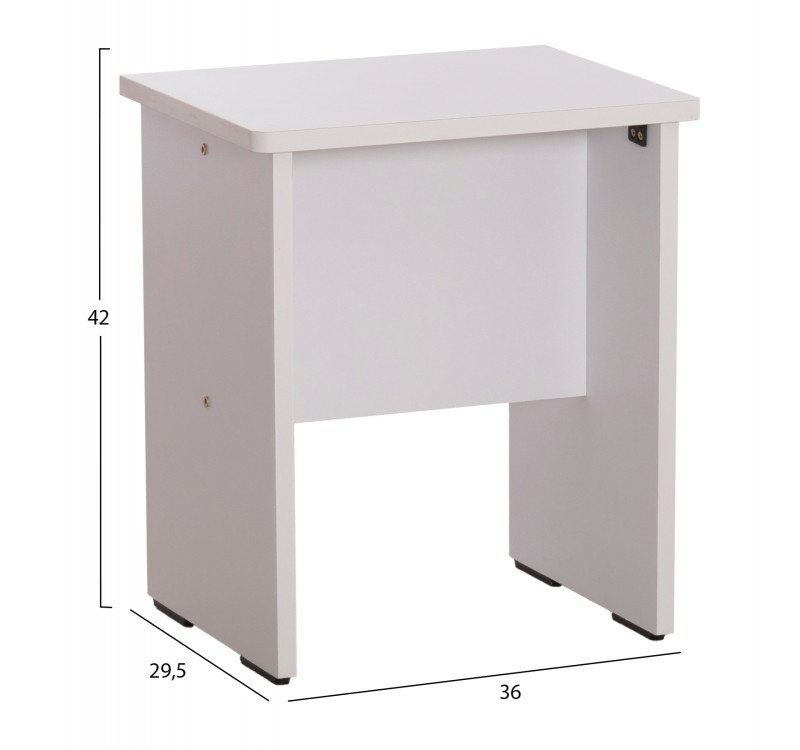 ΤΟΥΑΛΕΤΑ ΜΕ ΚΑΘΡΕΠΤΗ & ΣΚΑΜΠΟ CRYSTEL HM9938.01 ΜΕΛΑΜΙΝΗ ΛΕΥΚΗ 74x39x155Υεκ.