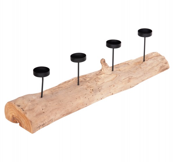 ΕΠΙΤΡΑΠΕΖΙΟ ΚΗΡΟΠΗΓΙΟ FRAN HM4391 ΞΥΛΟ ΤΕΑΚ-ΜΕΤΑΛΛΟ 71x15x17Υεκ.