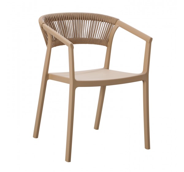 ΠΟΛΥΘΡΟΝΑ ΠΟΛΥΠΡΟΠΥΛΕΝΙΟΥ BOGI HM6240.03 ΚΑΠΟΥΤΣΙΝΟ ΜΕ ΜΠΕΖ ΣΧΟΙΝΙ 55x53.5x74Υεκ.