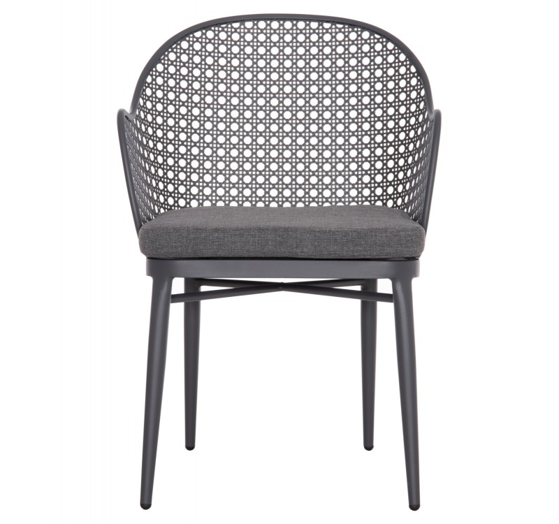 ΠΟΛΥΘΡΟΝΑ ΑΛΟΥΜΙΝΙΟΥ OREGO HM6268.01 ΣΚΕΛΕΤΟΣ & ΜΑΞΙΛΑΡΙ ΣΚΟΥΡΟ ΓΚΡΙ 56x59x81Υεκ.