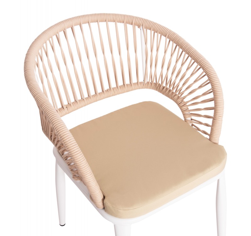 ΠΟΛΥΘΡΟΝΑ ΑΛΟΥΜΙΝΙΟΥ MAGNET HM6287.02 ΛΕΥΚΟ ΜΕ ΜΠΕΖ P.E.ΣΧΟΙΝΙ 59x61x81.5Υεκ