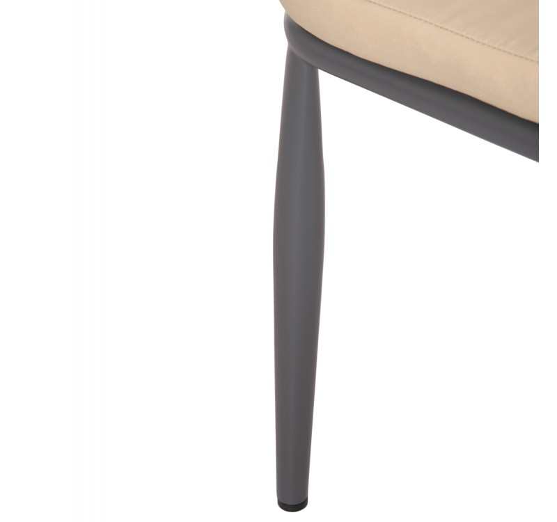 ΠΟΛΥΘΡΟΝΑ ΑΛΟΥΜΙΝΙΟΥ MAGNET HM6287.01 ΣΚΟΥΡΟ ΓΚΡΙ ΜΕ ΚΡΕΜ P.E.ΣΧΟΙΝΙ 59x61x81.5Υεκ