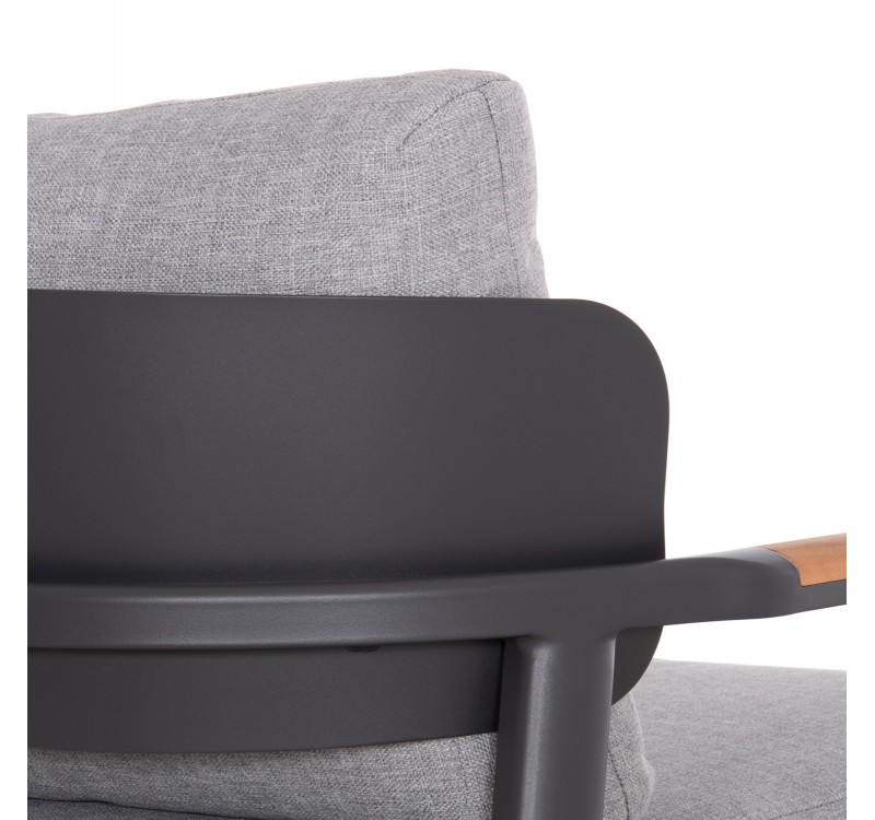 ΣΕΤ ΣΑΛΟΝΙ ΕΞ.ΧΩΡΟΥ 4ΤΜΧ ELARA ΗΜ6195.01 ΓΚΡΙ ΑΛΟΥΜΙΝΙΟ & OLEFIN-TEAK ΦΥΣΙΚΟ