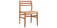 ΚΑΡΕΚΛΑ ΤΡΑΠΕΖΑΡΙΑΣ HERRIN HM18231 ΞΥΛΟ TEAK-ΣΧΟΙΝΙ VIRO 46x51x78Υεκ.