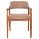ΠΟΛΥΘΡΟΝΑ JAMES HM18259 TEAK WOOD ΜΕ ΣΑΜΠΑΝΙ ΥΦΑΣΜΑ 57x52x76Υεκ.