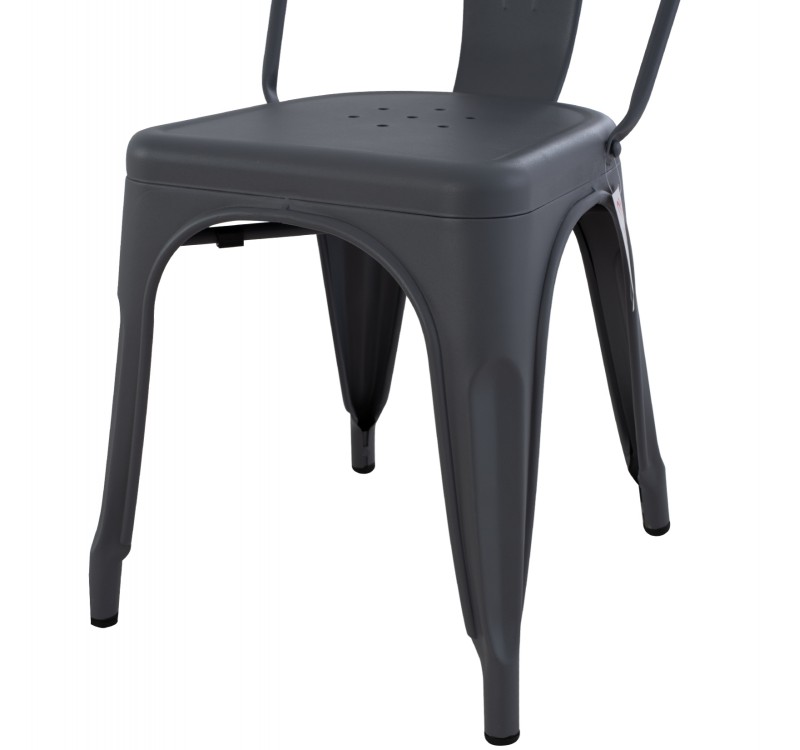 ΚΑΡΕΚΛΑ ΜΕΤΑΛΛΙΚΗ MELITA-PRO HM8641.50 ΓΚΡΙ 44x47x84.5Υεκ.
