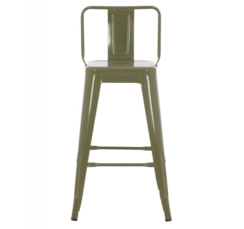 ΣΚΑΜΠΟ ΜΠΑΡ ΜΕΣΑΙΟΥ ΥΨΟΥΣ ΜΕΤΑΛΛΙΚΟ MELITA-PRO HM8574.43 DARK OLIVE GREEN 43x43x88Υεκ.