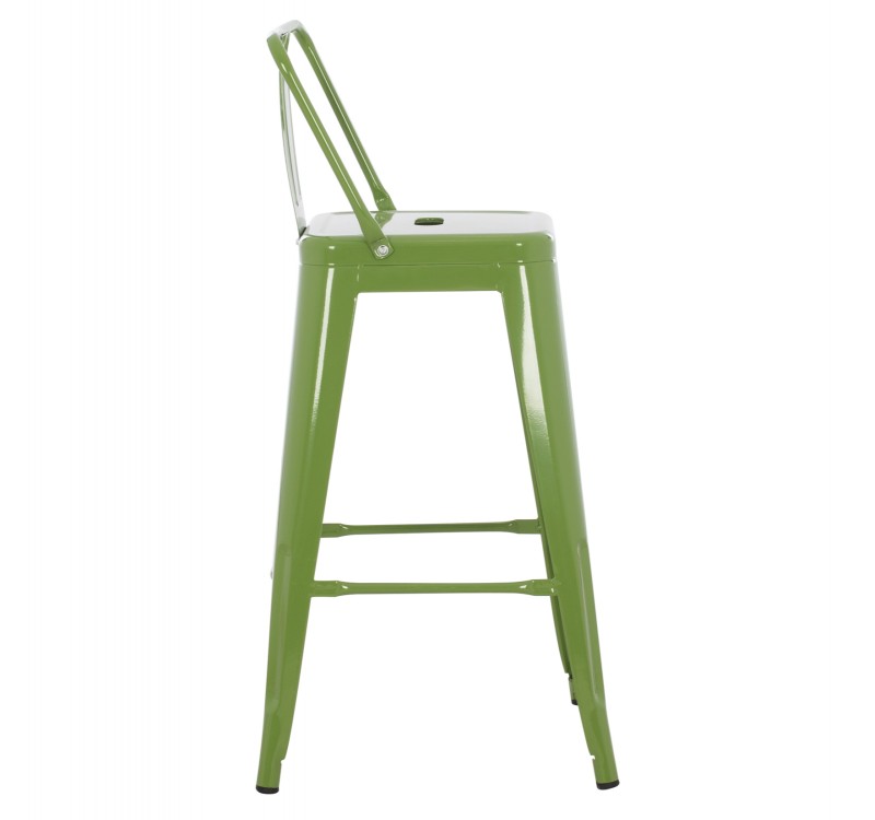 ΣΚΑΜΠΟ ΜΠΑΡ ΜΕΣΑΙΟΥ ΥΨΟΥΣ ΜΕΤΑΛΛΙΚΟ MELITA-PRO HM8574.53 LIGHT OLIVE GREEN 43x43x88Υεκ.