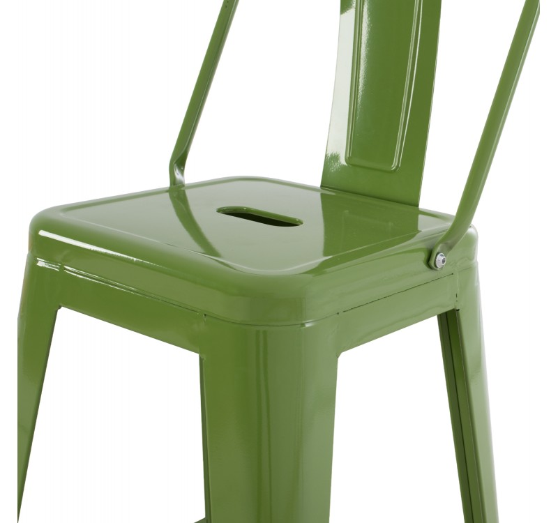 ΣΚΑΜΠΟ ΜΠΑΡ ΜΕΣΑΙΟΥ ΥΨΟΥΣ ΜΕΤΑΛΛΙΚΟ MELITA-PRO HM8574.53 LIGHT OLIVE GREEN 43x43x88Υεκ.