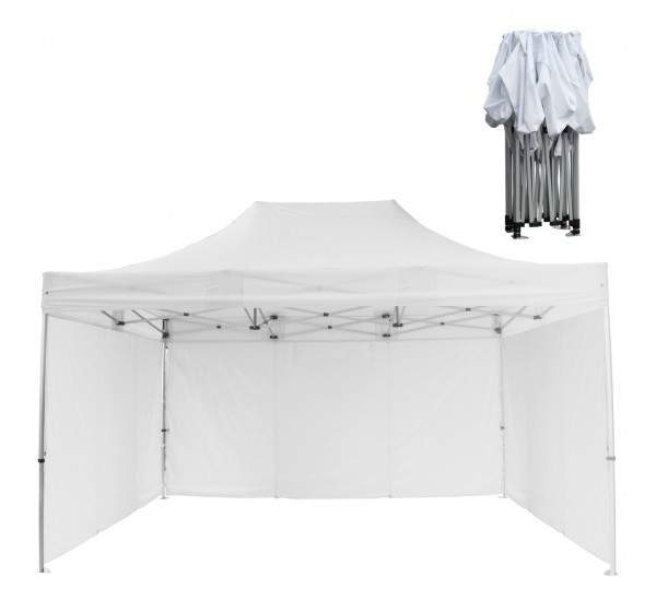 GAZEBO ΕΠΑΓΓΕΛΜΑΤΙΚΟ ΒΑΡΕΩΣ ΤΥΠΟΥ CRESSEN HM21098.01 ΠΤΥΣΣΟΜΕΝΟ ΑΛΟΥΜΙΝΙΟΥ 3x4,5x3,4Yμ