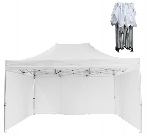 GAZEBO ΕΠΑΓΓΕΛΜΑΤΙΚΟ ΒΑΡΕΩΣ ΤΥΠΟΥ CRESSEN HM21098.01 ΠΤΥΣΣΟΜΕΝΟ ΑΛΟΥΜΙΝΙΟΥ 3x4,5x3,4Yμ