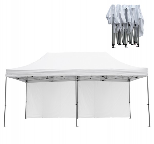 GAZEBO ΕΠΑΓΓΕΛΜΑΤΙΚΟ ΒΑΡΕΩΣ ΤΥΠΟΥ CRESSEN HM21099 ΠΤΥΣΣΟΜΕΝΟ ΑΛΟΥΜΙΝΙΟΥ 3x6x3,4Yμ