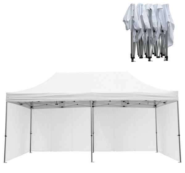 GAZEBO ΕΠΑΓΓΕΛΜΑΤΙΚΟ ΒΑΡΕΩΣ ΤΥΠΟΥ CRESSEN HM21099.01 ΠΤΥΣΣΟΜΕΝΟ ΑΛΟΥΜΙΝΙΟΥ 3x6x3,4Yμ