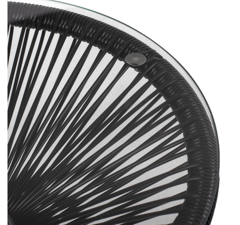 ΣΕΤ ΕΞΩΤΕΡΙΚΟΥ ΧΩΡΟΥ 3ΤΜΧ ACAPULCO HM21101 P.E.RATTAN-ΜΕΤΑΛΛΟ ΣΕ ΜΑΥΡΟ