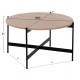 ΣΕΤ 2ΤΜΧ ΤΡΑΠΕΖΙΑ ΣΑΛΟΝΙΟΥ RONDA HM21089.02 MDF ΣΟΝΑΜΑ Φ80εκ & Φ50εκ