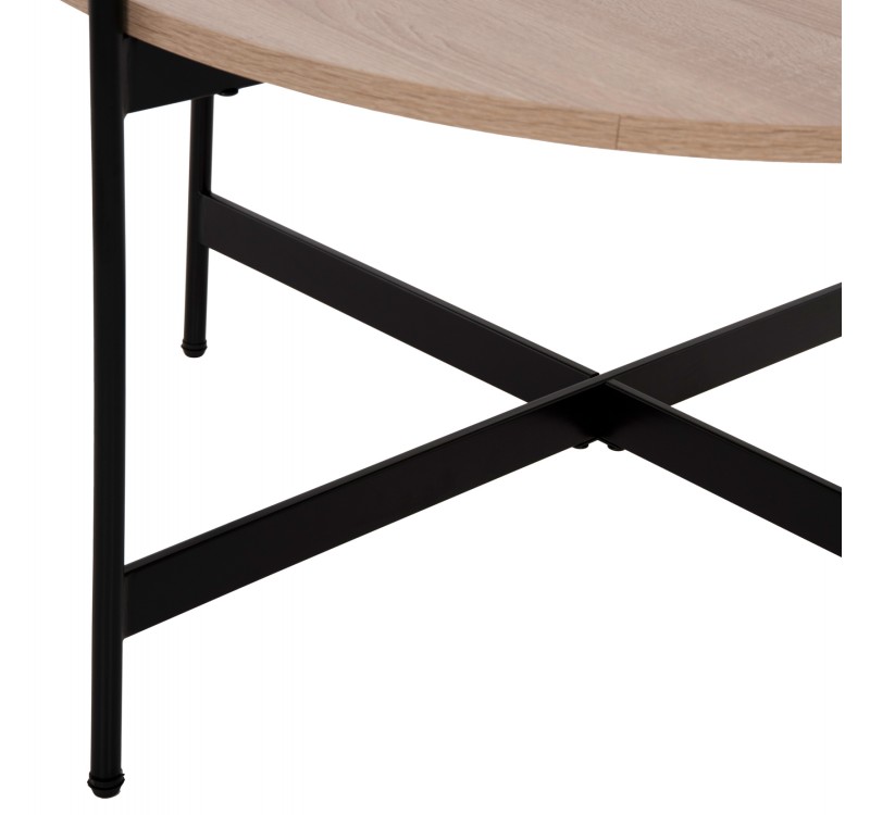 ΣΕΤ 2ΤΜΧ ΤΡΑΠΕΖΙΑ ΣΑΛΟΝΙΟΥ RONDA HM21089.02 MDF ΣΟΝΑΜΑ Φ80εκ & Φ50εκ
