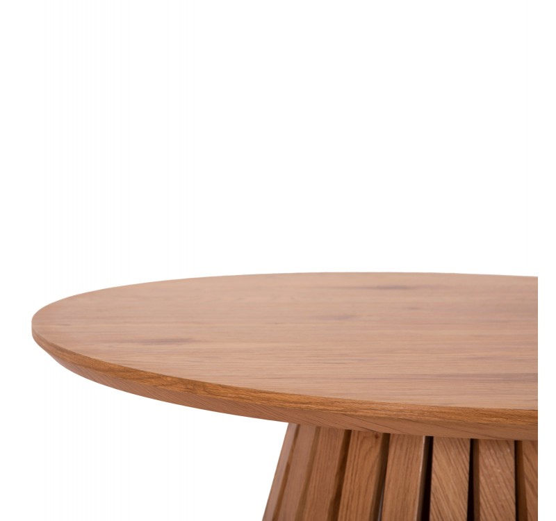 ΣΕΤ 2ΤΜΧ ΤΡΑΠΕΖΙΑ ΣΑΛΟΝΙΟΥ TALBERT HM21083 MDF ΦΥΣΙΚΟ ΞΥΛΟΥ Φ80εκ & Φ45εκ