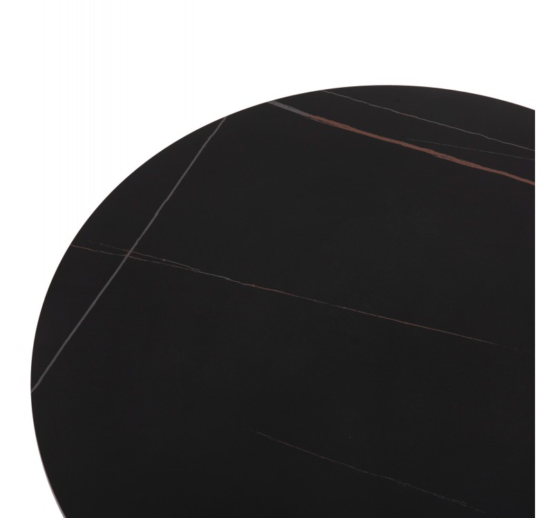 ΣΕΤ 2ΤΜΧ ΤΡΑΠΕΖΙΑ ΣΑΛΟΝΙΟΥ DUNCAN HM21081 MDF ΚΑΙ ΚΕΡΑΜΙΚΟ TOP Φ80εκ & Φ45εκ