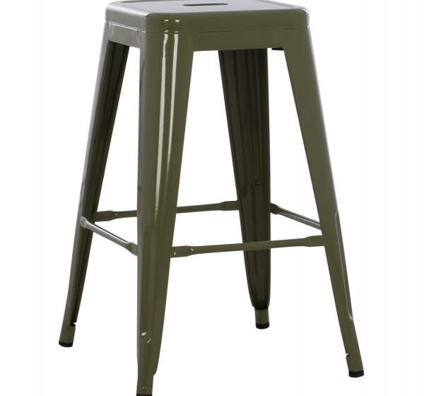 ΣΚΑΜΠΟ ΜΕΣΑΙΟΥ ΥΨΟΥΣ ΜΕΤΑΛΛΙΚΟ MELITA-PRO HM8573.43 DARK OLIVE GREEN 43x43x67Υεκ.