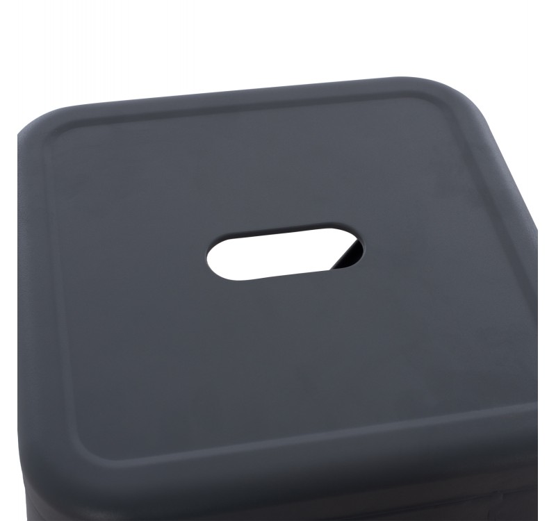 ΣΚΑΜΠΟ ΜΠΑΡ ΜΕΤΑΛΛΙΚΟ MELITA-PRO HM8642.50 ΣΕ ΓΚΡΙ 43x43x78Υεκ.
