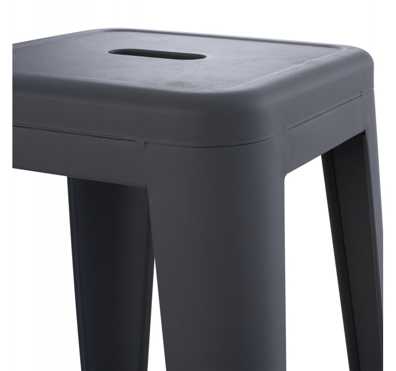 ΣΚΑΜΠΟ ΜΠΑΡ ΜΕΤΑΛΛΙΚΟ MELITA-PRO HM8642.50 ΣΕ ΓΚΡΙ 43x43x78Υεκ.