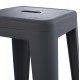 ΣΚΑΜΠΟ ΜΠΑΡ ΜΕΤΑΛΛΙΚΟ MELITA-PRO HM8642.50 ΣΕ ΓΚΡΙ 43x43x78Υεκ.