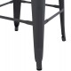 ΣΚΑΜΠΟ ΜΠΑΡ ΜΕΤΑΛΛΙΚΟ MELITA-PRO HM8642.50 ΣΕ ΓΚΡΙ 43x43x78Υεκ.