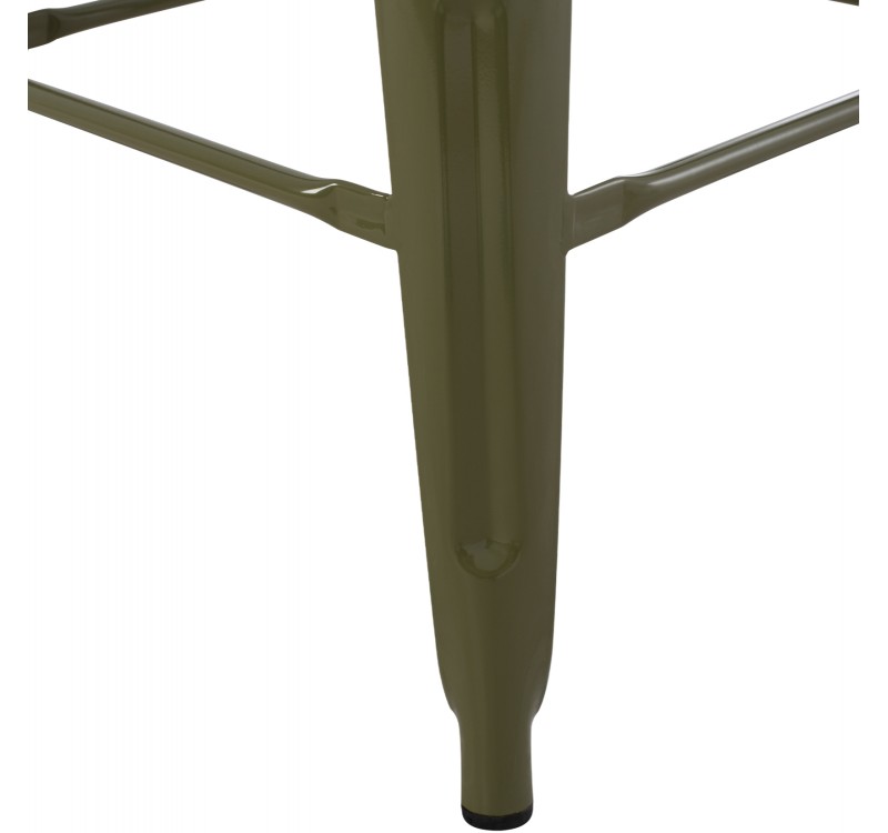 ΣΚΑΜΠΟ ΜΠΑΡ ΜΕΤΑΛΛΙΚΟ MELITA-PRO HM8642.43 ΣΕ DARK OLIVE 43x43x78Υεκ.