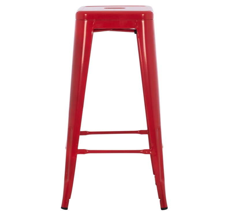 ΣΚΑΜΠΟ ΜΠΑΡ ΜΕΤΑΛΛΙΚΟ MELITA-PRO HM8642.44 ΣΕ ΚΟΚΚΙΝΟ 43x43x78Υεκ.