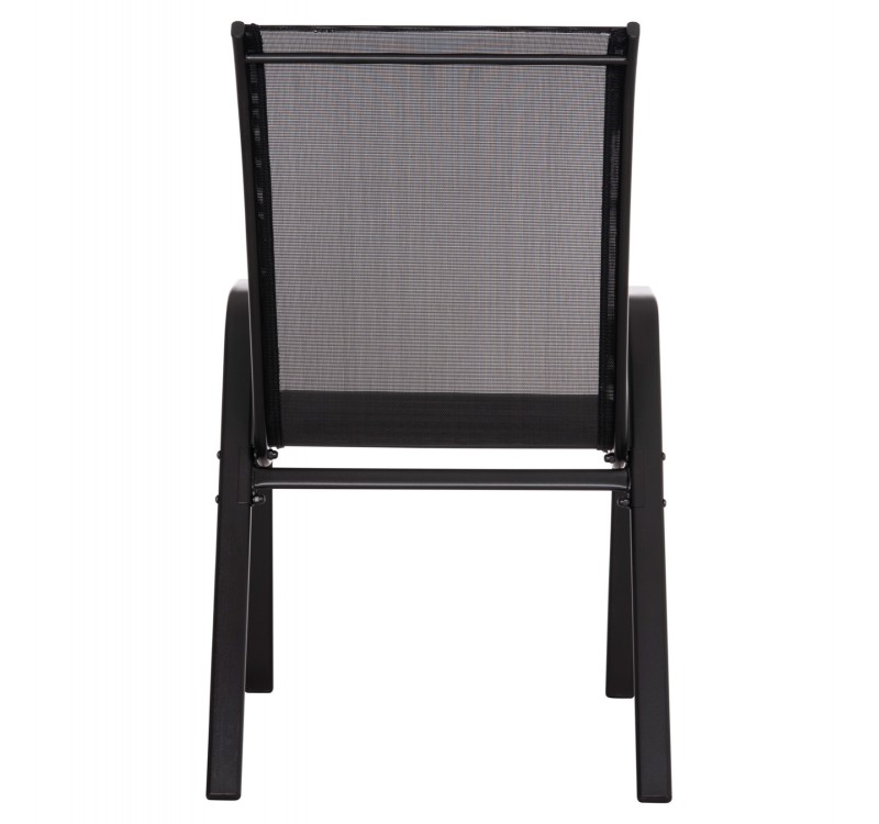 ΠΟΛΥΘΡΟΝΑ ΕΞ.ΧΩΡΟΥ LEON HM5000.43 ΜΕΤΑΛΛΙΚΗ ΜΑΥΡΗ K/D- ΣΕΤ 4 ΤΜΧ-55x70x91Υεκ.