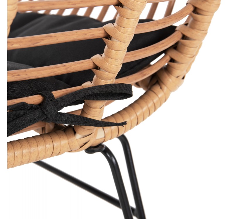 ΣΕΤ ΣΑΛΟΝΙ ΕΞΩΤΕΡΙΚΟΥ ΧΩΡΟΥ 4ΤΜΧ ALLEGRA HM21052 WICKER-ΜΕΤΑΛΛΟ