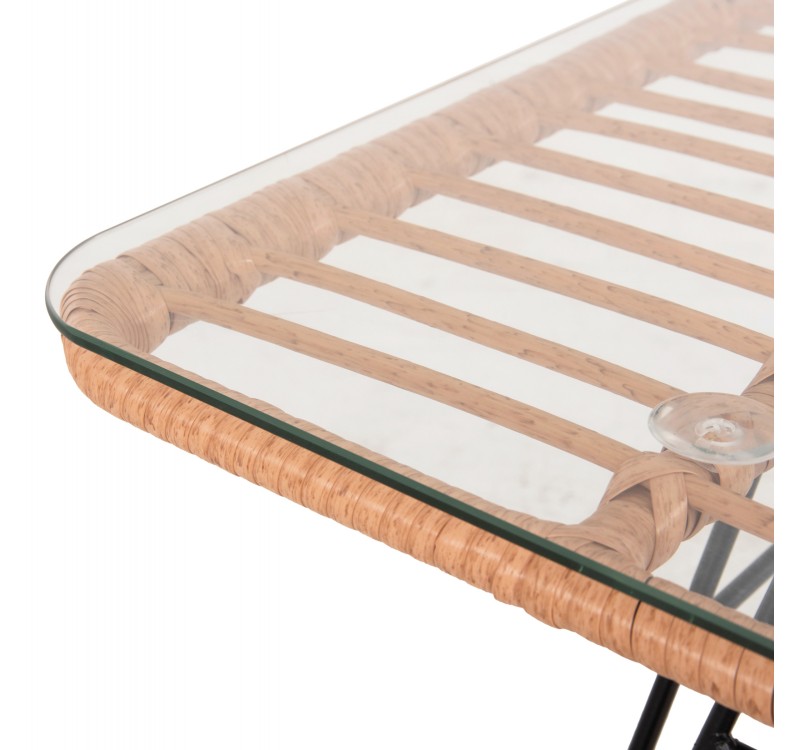ΣΕΤ ΣΑΛΟΝΙ ΕΞΩΤΕΡΙΚΟΥ ΧΩΡΟΥ 4ΤΜΧ ALLEGRA HM21052 WICKER-ΜΕΤΑΛΛΟ