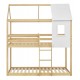ΠΑΙΔΙΚΗ ΚΟΥΚΕΤΑ ΣΠΙΤΑΚΙ τ.MONTESSORI HOOD HM705.01 ΞΥΛΟ ΠΕΥΚΟΥ ΣΕ ΦΥΣΙΚΟ-ΣΤΡΩΜΑΤΑ 190x90εκ